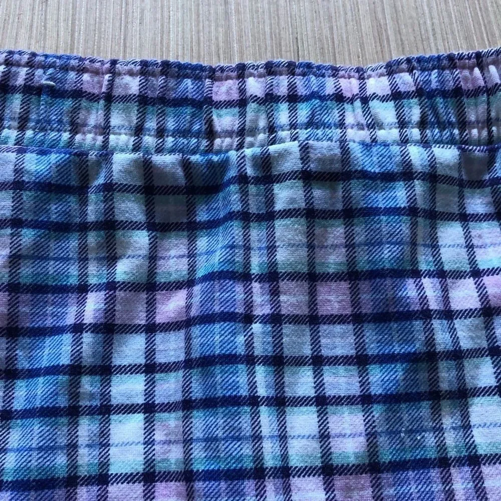 Justice Plaid Purple & Blue Skort Skirt